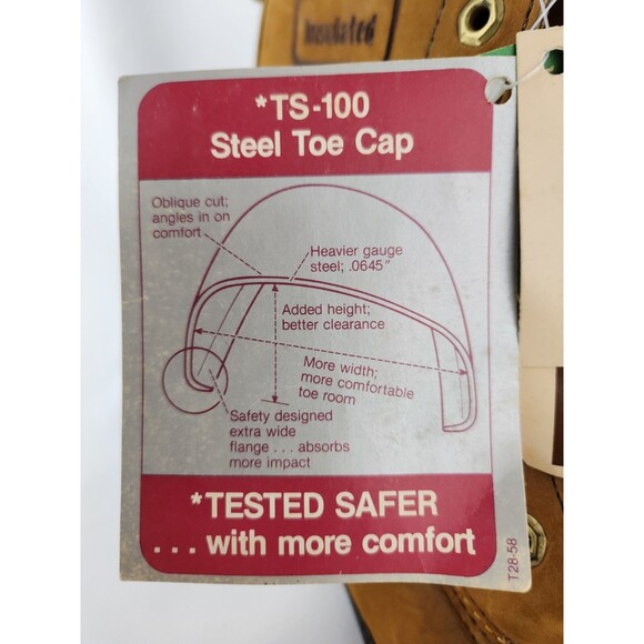 New‎ VINTAGE USA 1980 LEHIGH STEEL TOE  BOOT Insulated Work Construction SZ 12 D main image 7